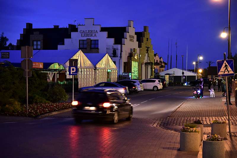 Łeba by night