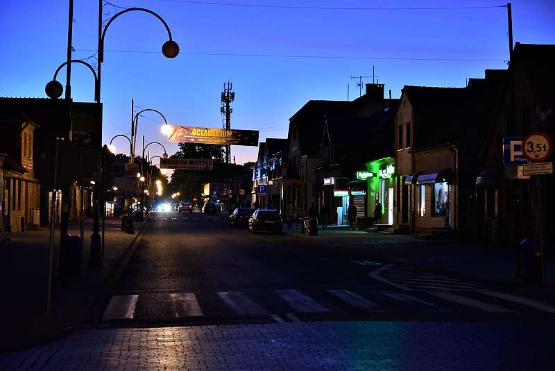 Łeba by night