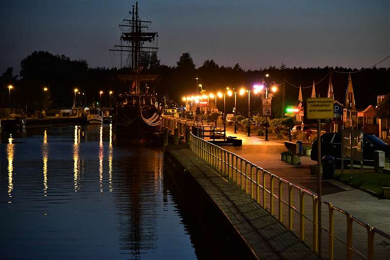 Łeba by night