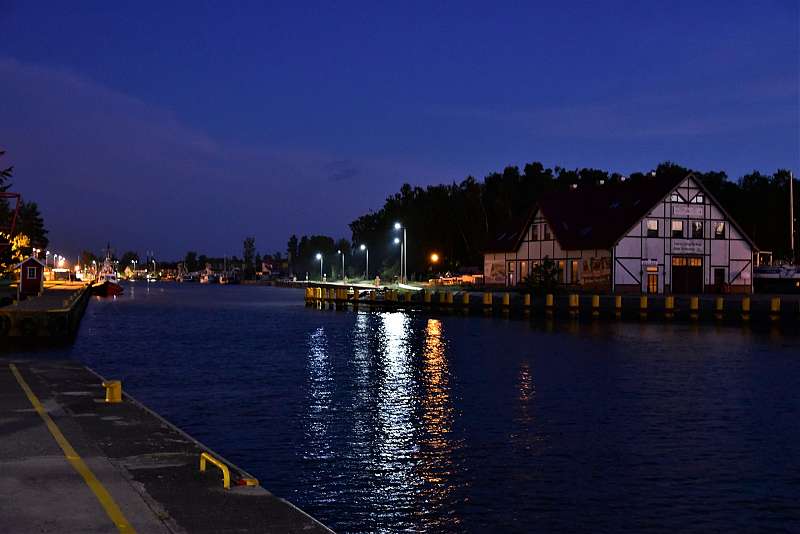 Łeba by night