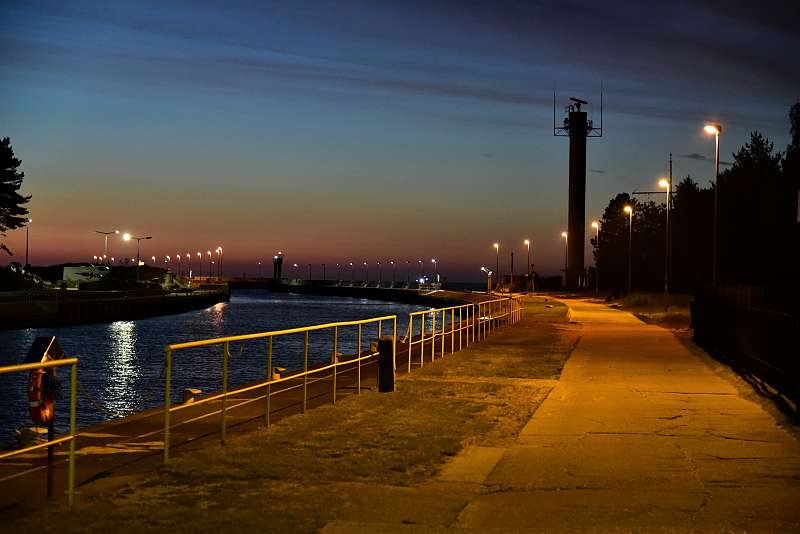Łeba by night