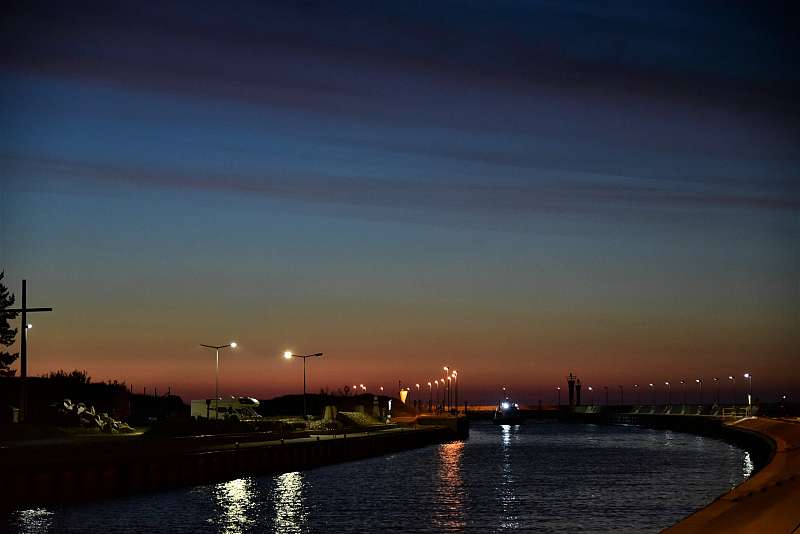 Łeba by night