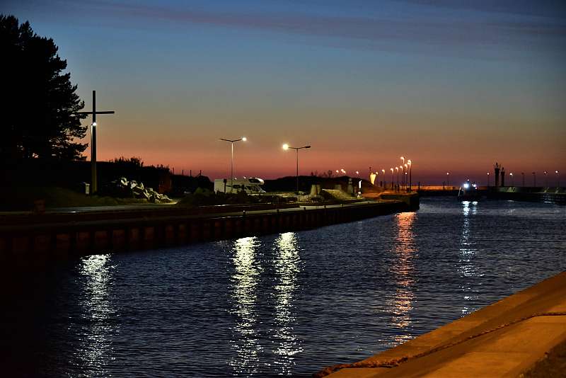 Łeba by night