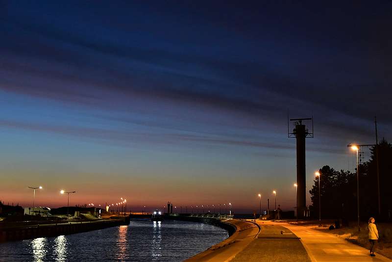 Łeba by night