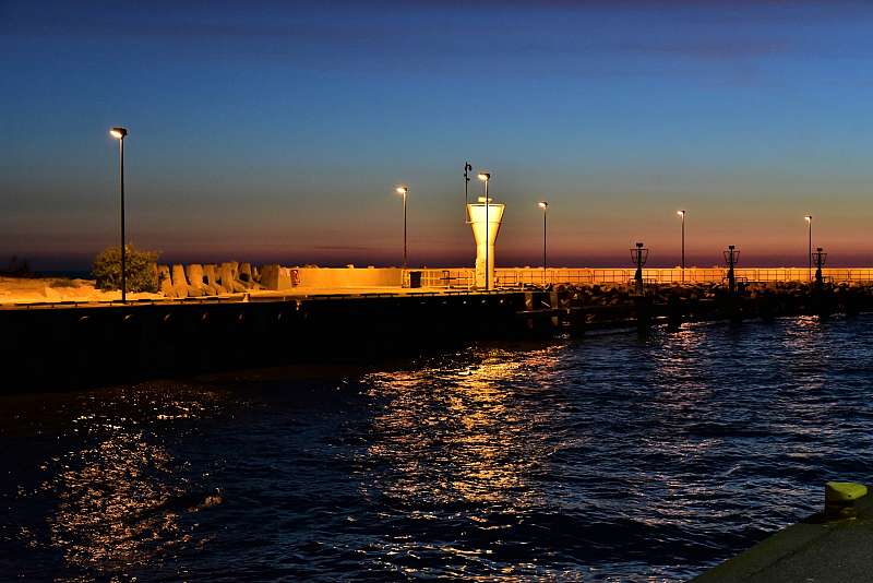 Łeba by night