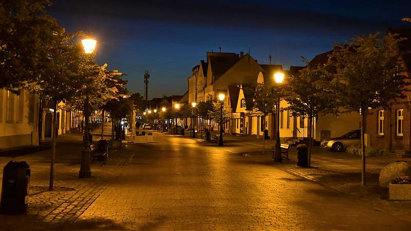Łeba by night