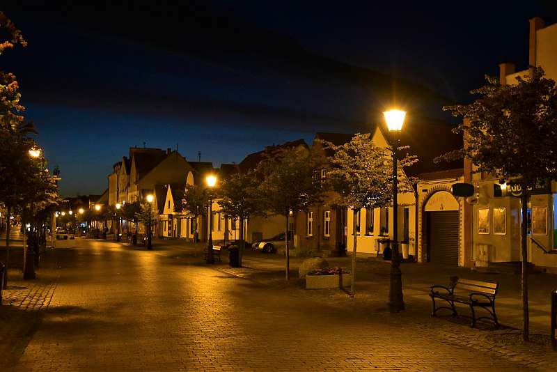 Łeba by night