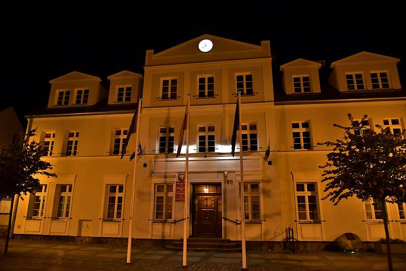 Łeba by night